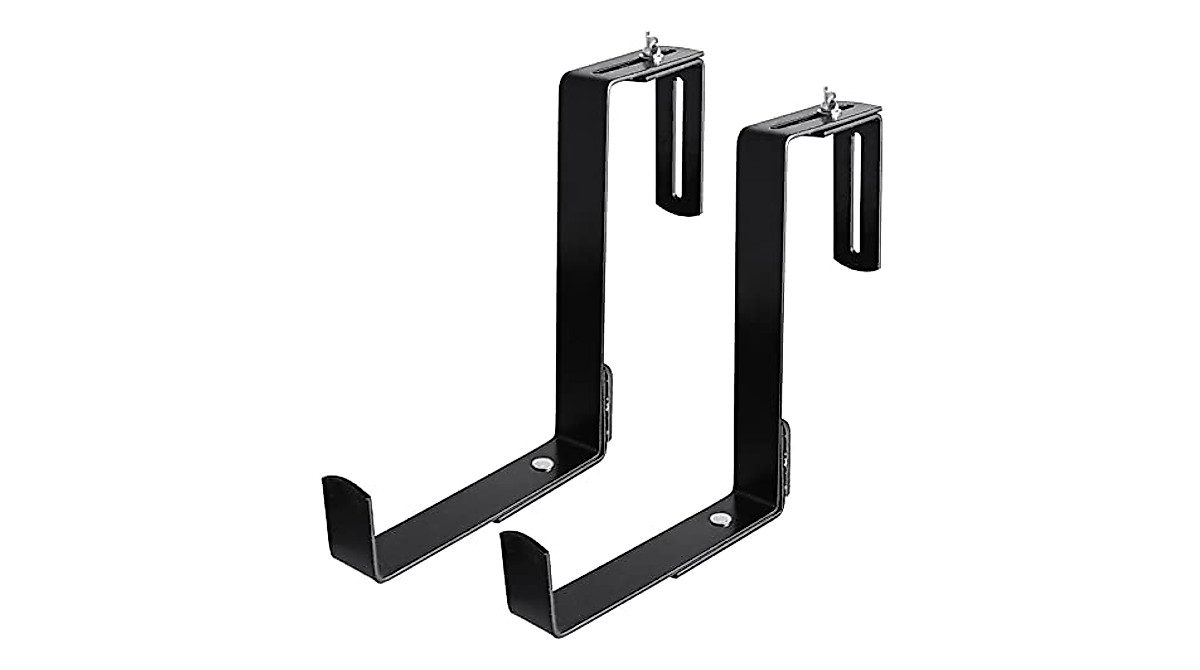 Happyyami Adjustable Railing Hook for Planters and Bird Feeders