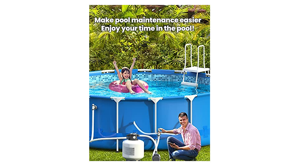 POOLHACKER Dual Split Hose Plunger Valve for Above Ground Pools