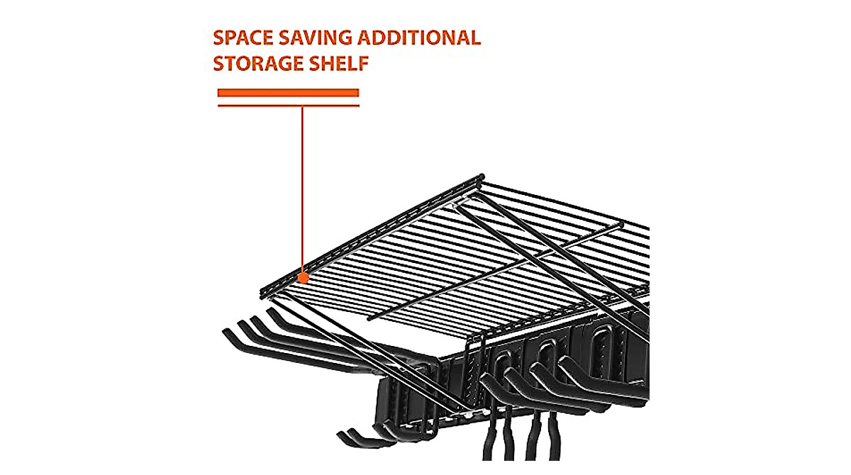 Wallmaster Tool Storage Rack - Heavy Duty Garage Organizer