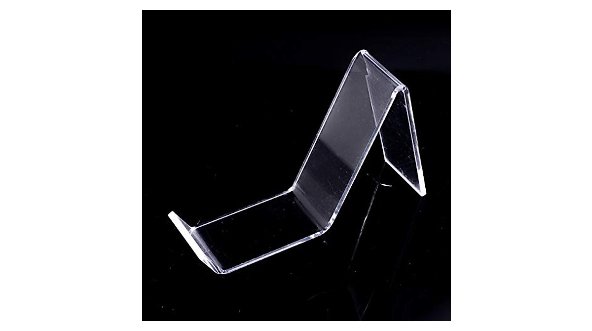 10x Clear Acrylic Shoe Display Rack for Retail Shops