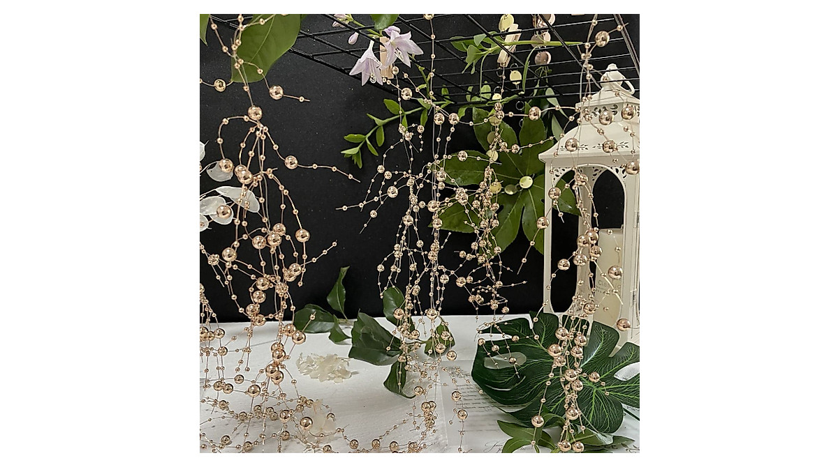TeaSu 12pcs Pearl String for Elegant Centerpieces