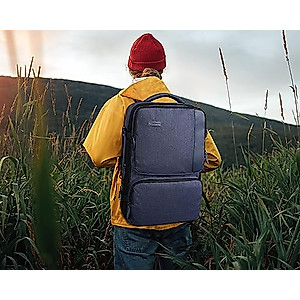 Vancropak 45L Expandable Carry On Backpack - TSA Approved Travel Bag With Packing Cubes