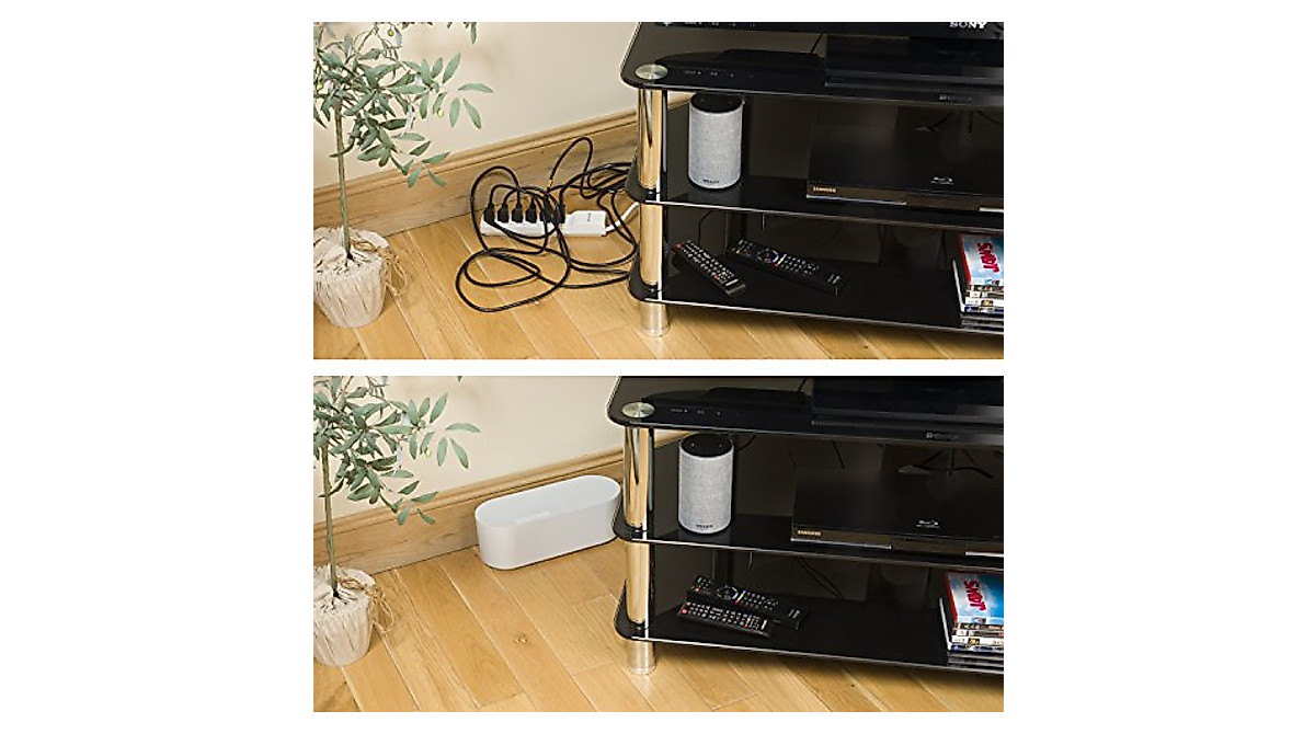 D-Line Cable Management Box – Safe Cord Organizer for Clutter-Free Spaces