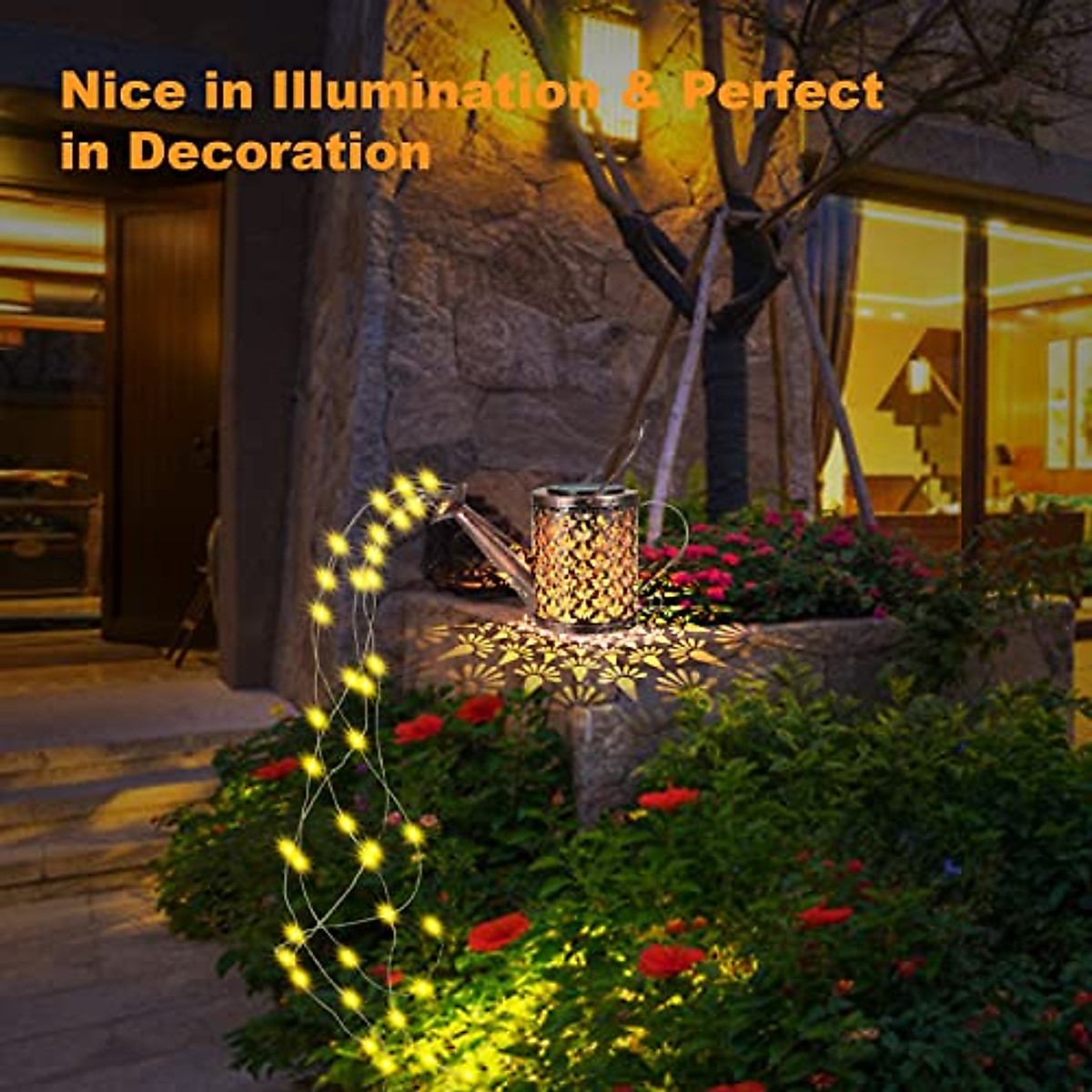 Neoglint Solar Watering Can Lights for Outdoor Décor