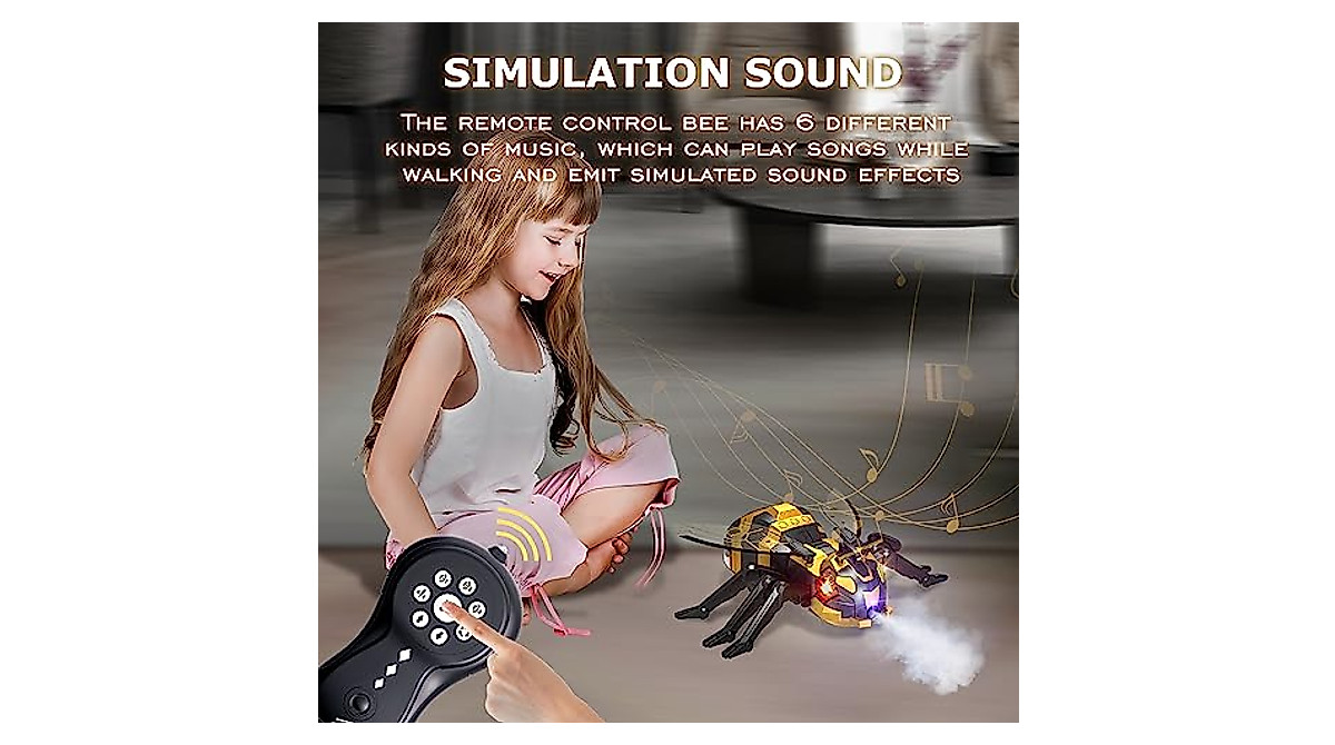 Remote Control Bee Toy - Fun RC Robot for Kids
