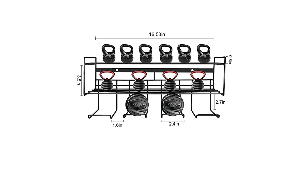 Soldow Power Tool Organizer - Heavy Duty Wall Mount Drill Rack
