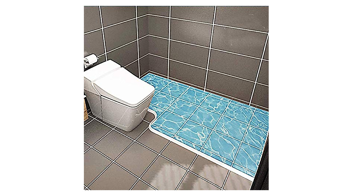 Duzzy 67 Inch Collapsible Shower Threshold Water Dam for ADA Accessibility
