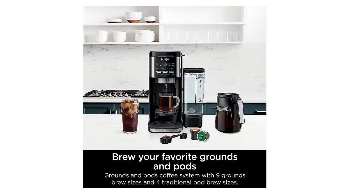 Ninja CFP101 DualBrew Coffee Maker - Brew Hot & Iced