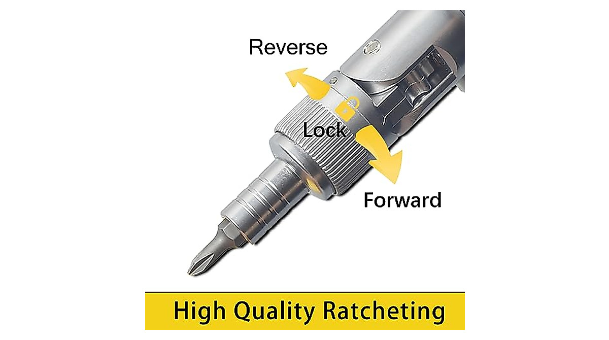 KER 10-in-1 Magnetic Ratcheting Screwdriver for Precision Repairs