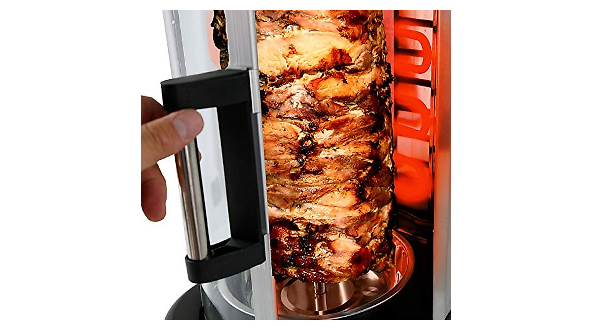 NutriChef Vertical Rotating Oven – Compact Rotisserie & Shawarma Maker