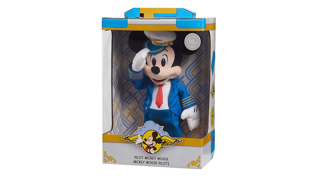 Disney Mickey Mouse Pilot Plush - Amazon Exclusive Collectible Toy