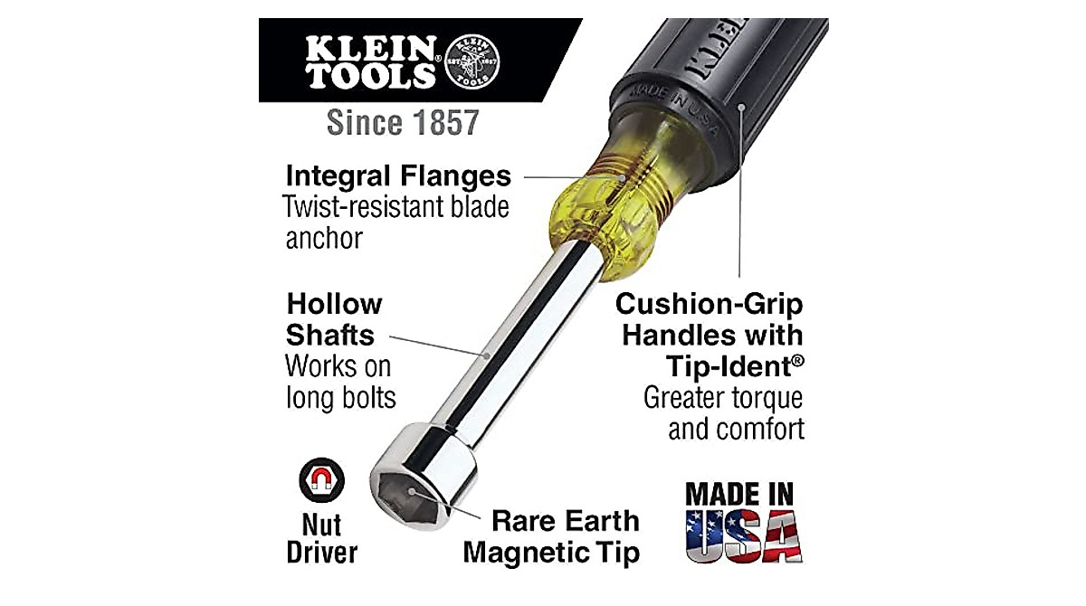 Klein Tools Magnetic Nut Driver Set - 7 Piece Set