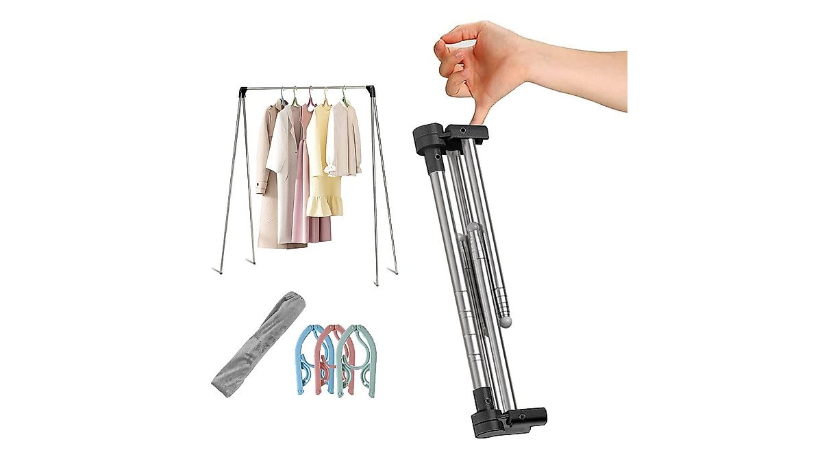 ANLEBUY Portable Garment Rack - Convenient & Compact