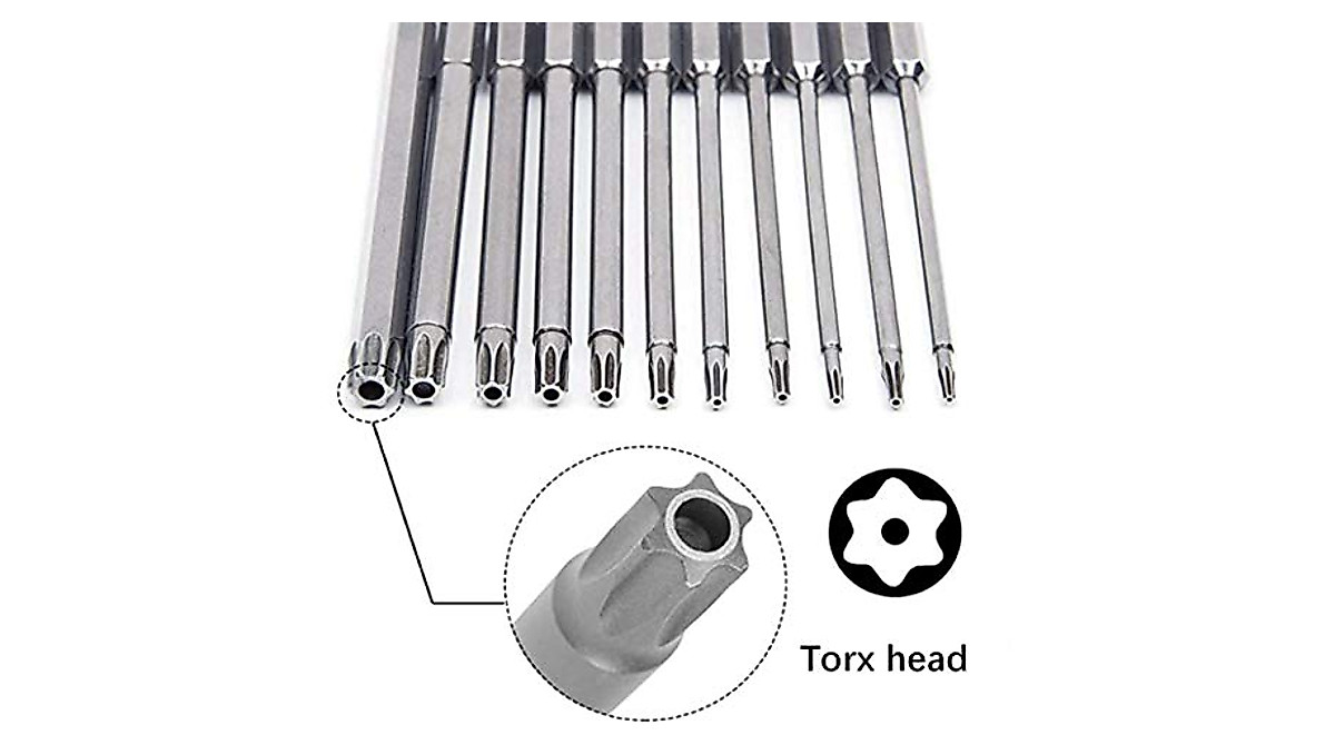 AiYun 11-Piece Torx Security Bit Set for Precision Screwing