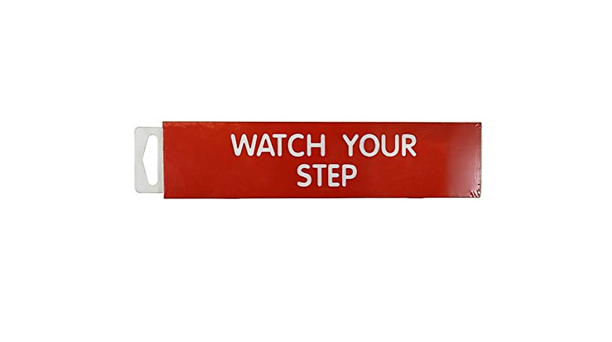 Cosco Watch Your Step Sign - High Visibility Safety Alert