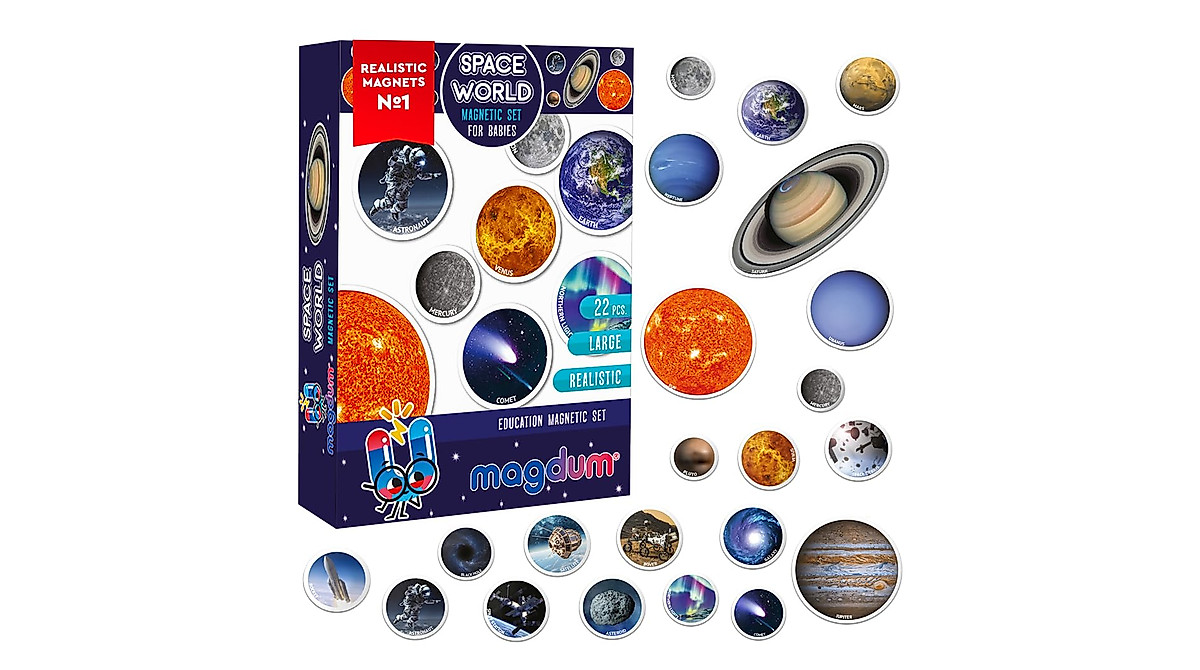 Solar System Kids Magnets - Fun Educational Refrigerator Toys