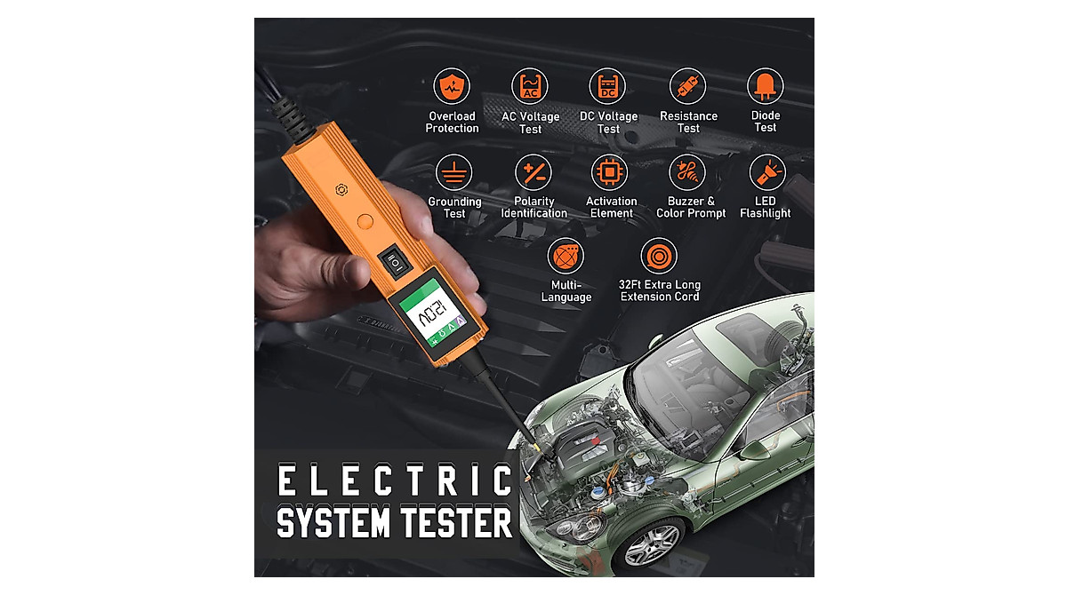 CMTOOL Automotive Circuit Tester 0-65V LED Test Light Kit for Vehicles