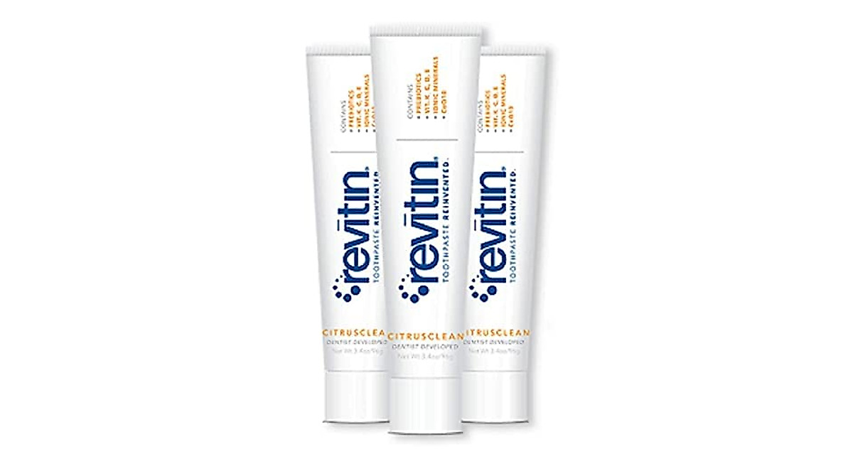 Revitin Natural Toothpaste & Oral Therapy Pack | Gentle, Effective ...