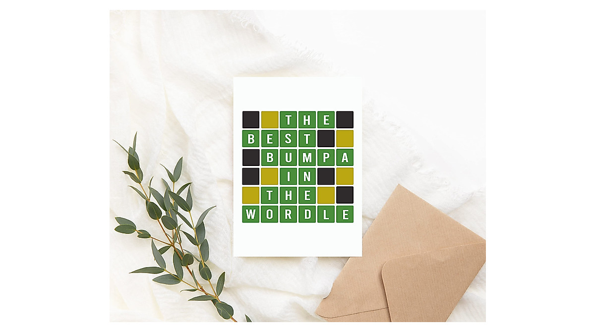 MoltDesigns Wordle Bumpa Card - Perfect for Gifts