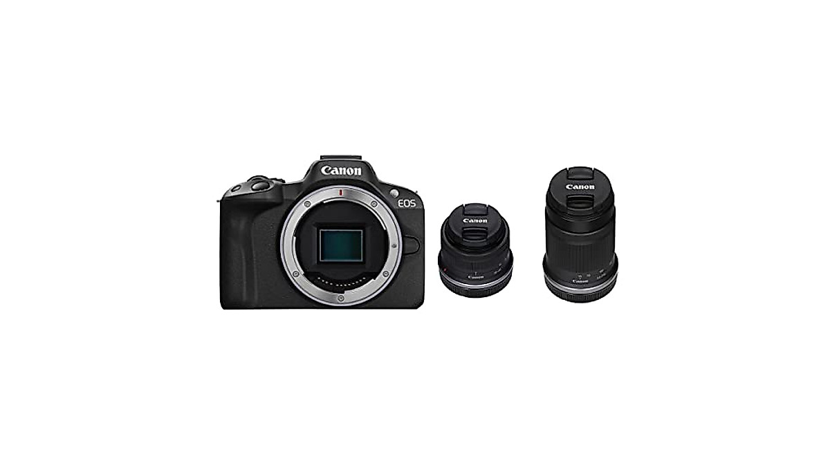 Canon EOS R50 Camera Kit: Capture Moments with 2 Lenses