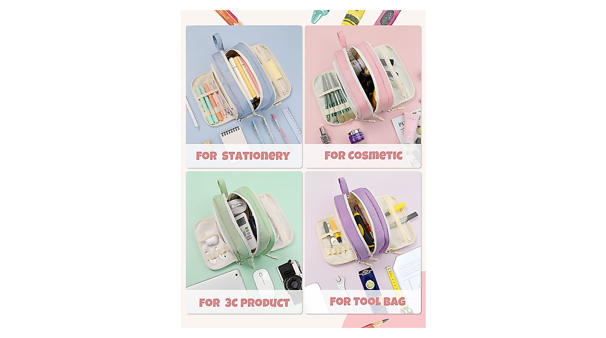 SUNEE Aesthetic Pencil Case - Stylish & Functional