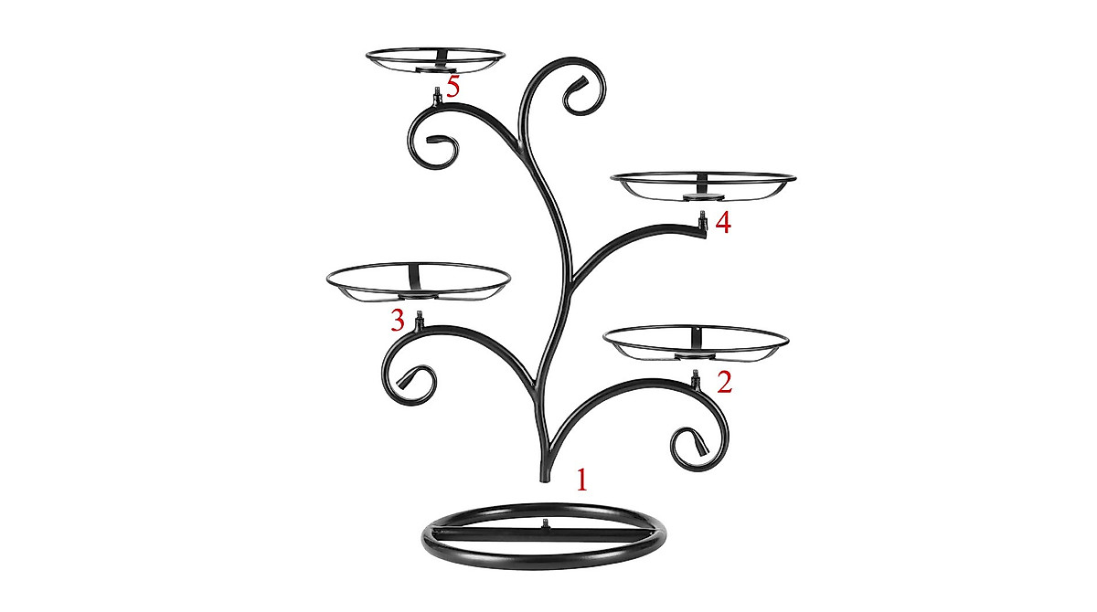 GuangYang Four Tier Tree Stand for Stunning Displays
