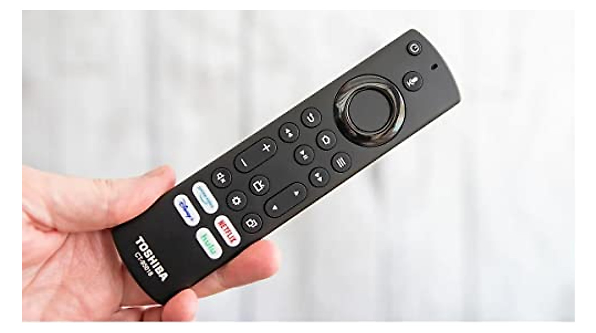 OEM Toshiba Fire TV Remote with Voice Control & Hot Keys