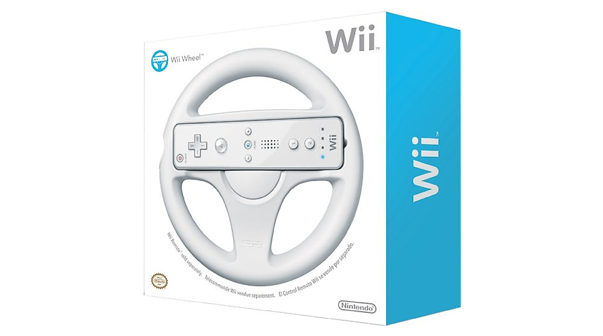 Nintendo Wii Wheel Controller for Precise Racing Experience