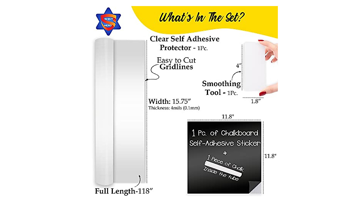 Clear Wall Protector Contact Paper Self Adhesive Oil Proof Waterproof Sticker Kitchen Backsplash Wall Protector Vinyl Film Removable Heat Resistant - View #7