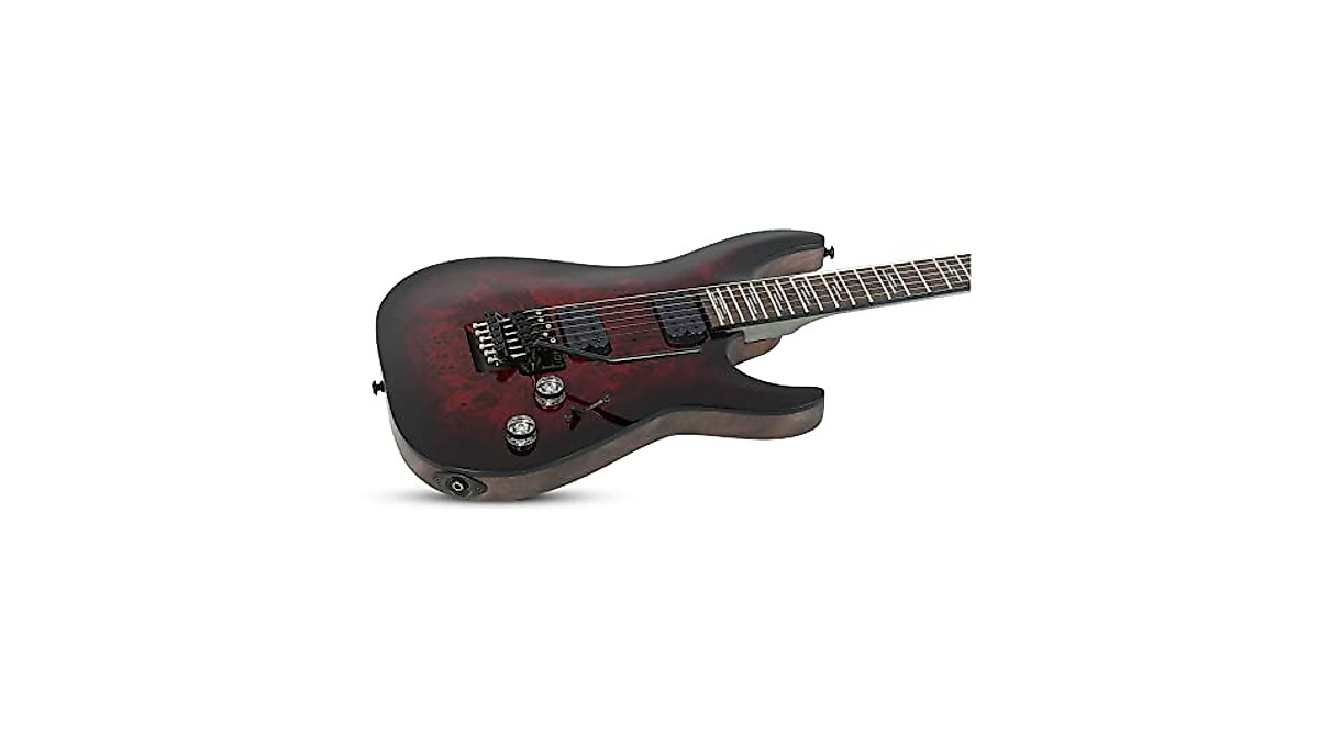 Schecter Omen Elite-6 FR Electric Guitar - Black Cherry Burst