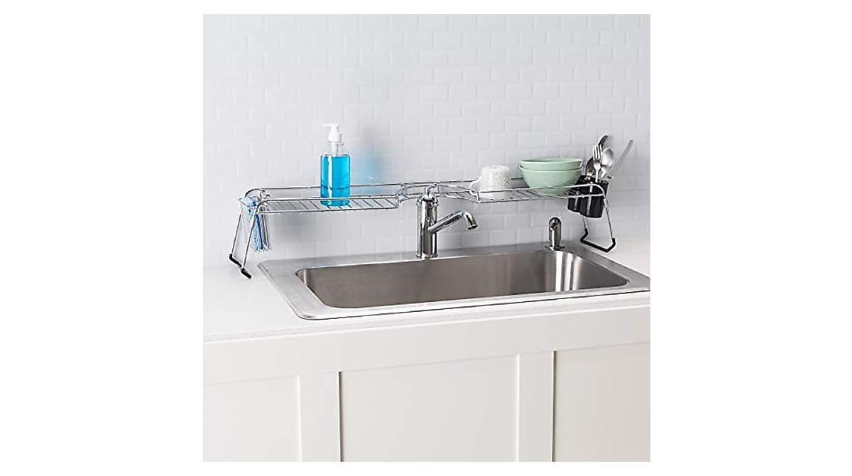 Home Basics Over Sink Shelf – Organize Your Kitchen Space