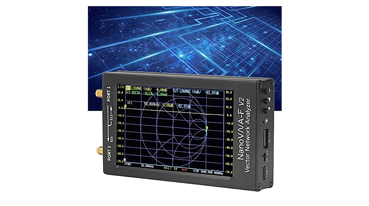 Oumefar Vector Network Analyzer HF/VHF/UHF - Full Touch Screen, Shielding