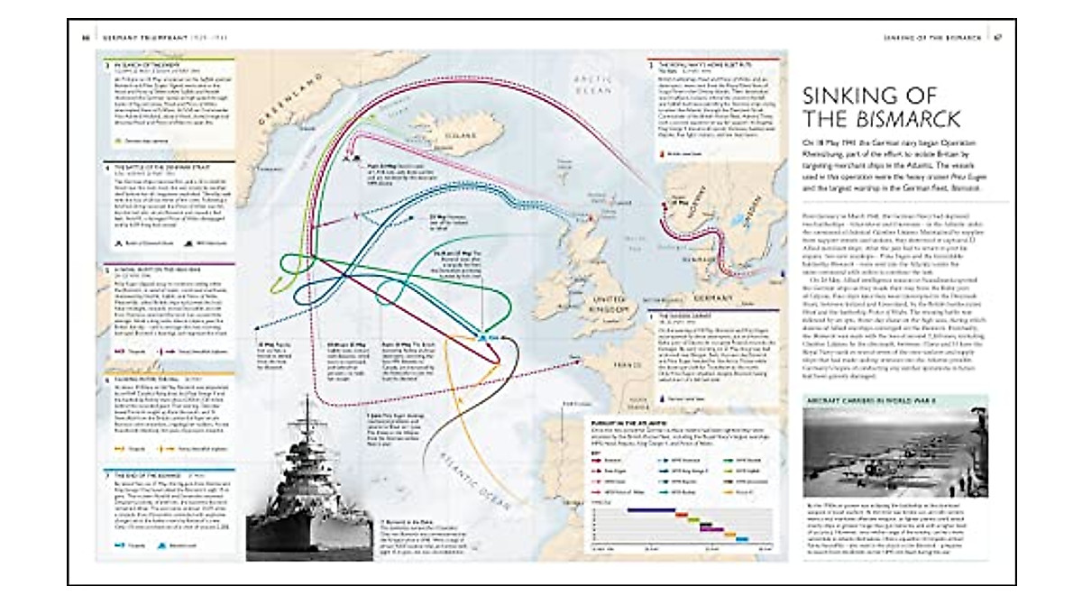 World War II Map by Map - Visual History Guide from DK