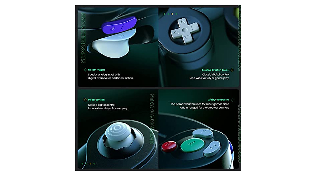 Arrocent GC Controller for Gamecube - USB Compatible
