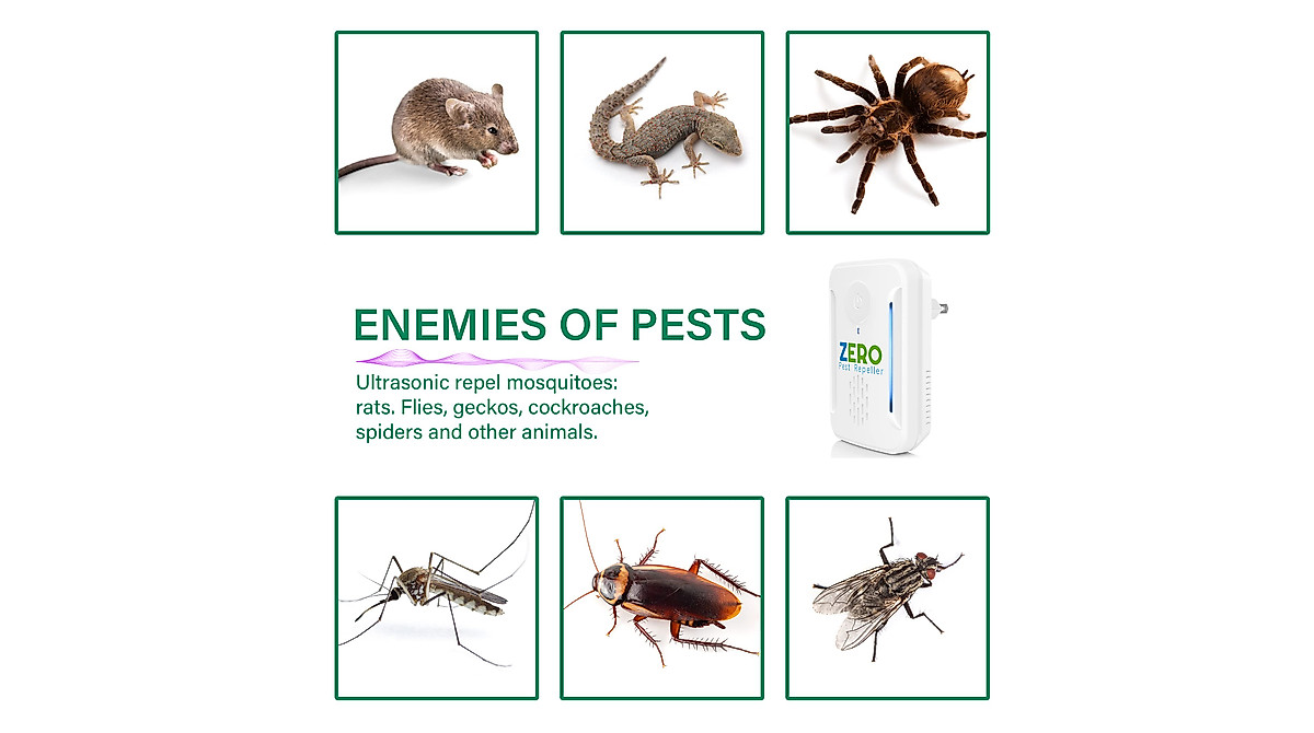 2024 Ultrasonic Pest Repeller - Eco-Friendly & Effective