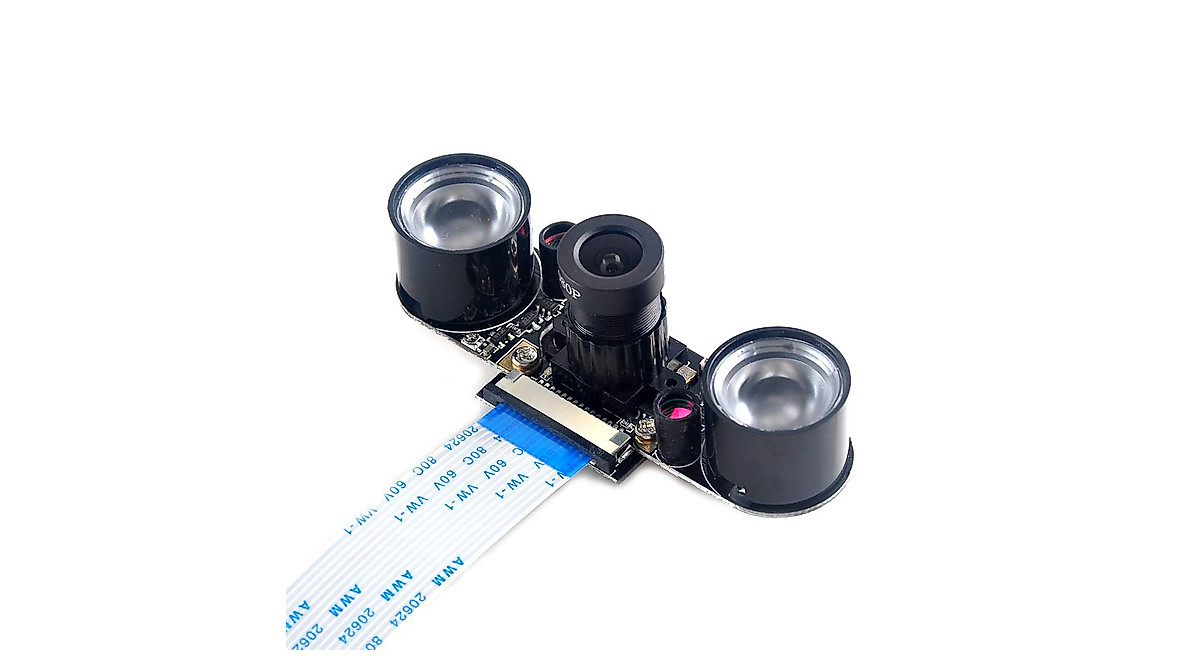 HiLetgo 5MP Raspberry Pi Camera with Night Vision and Adjustable Focus