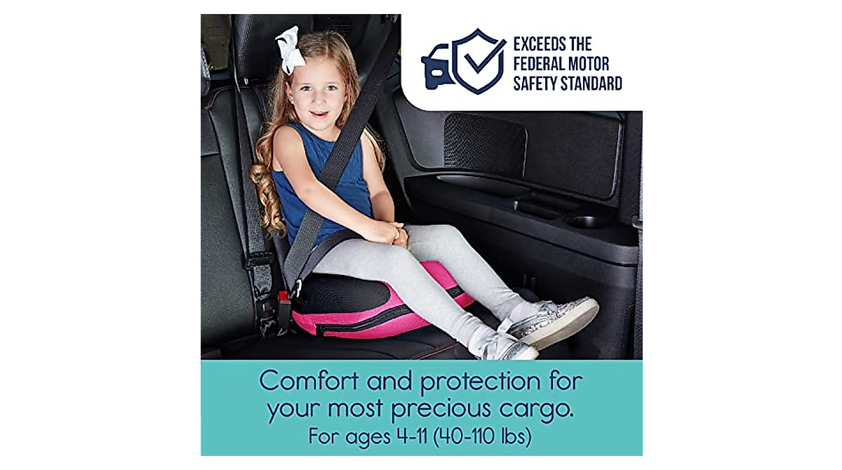hiccapop UberBoost Inflatable Booster Car Seat - Travel Safe