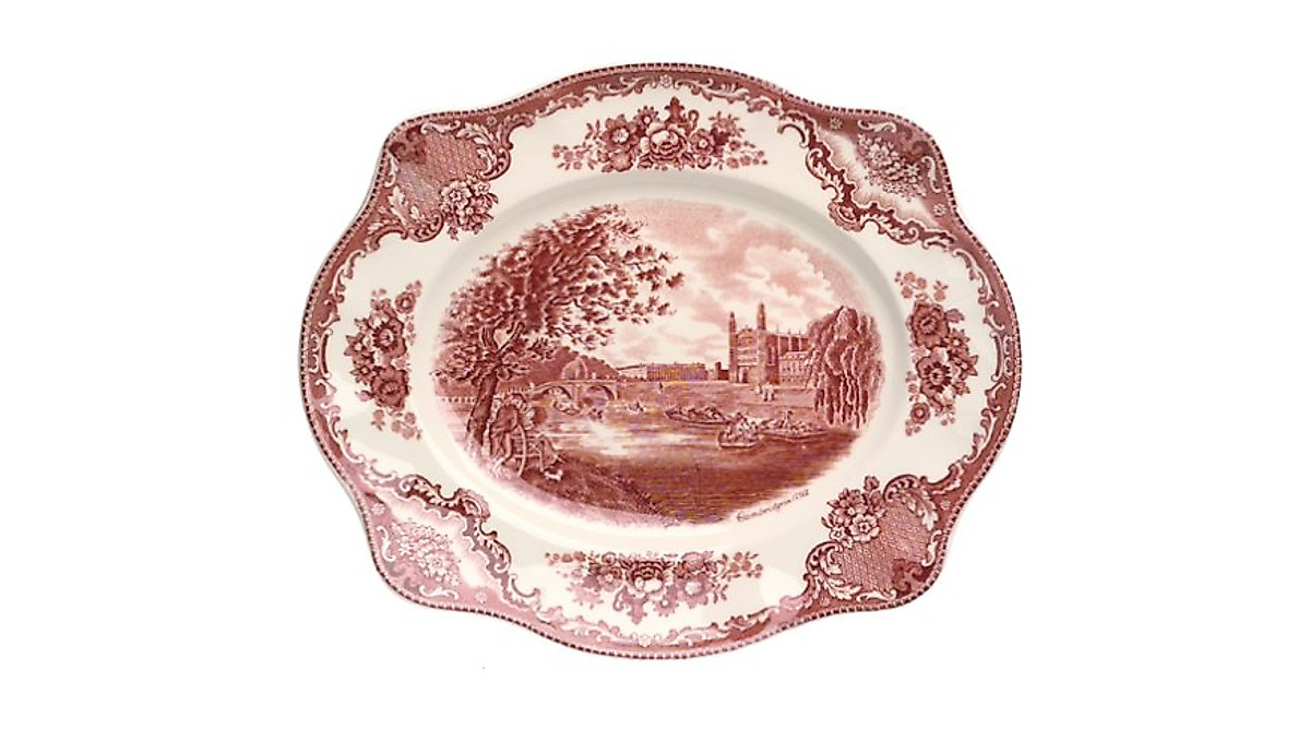 Johnson Brothers Old Britain Castles Pink 12-Inch Platter | Vintage ...