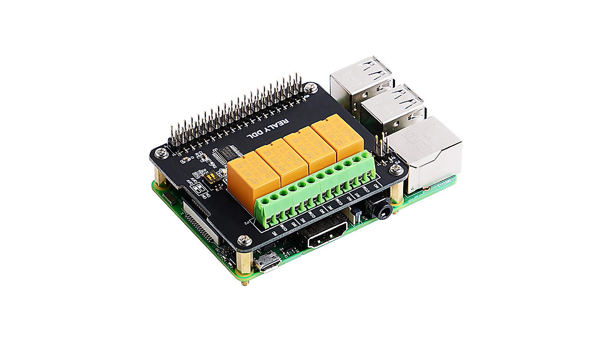 GeeekPi 4-Channel Relay for Raspberry Pi | Smart Home