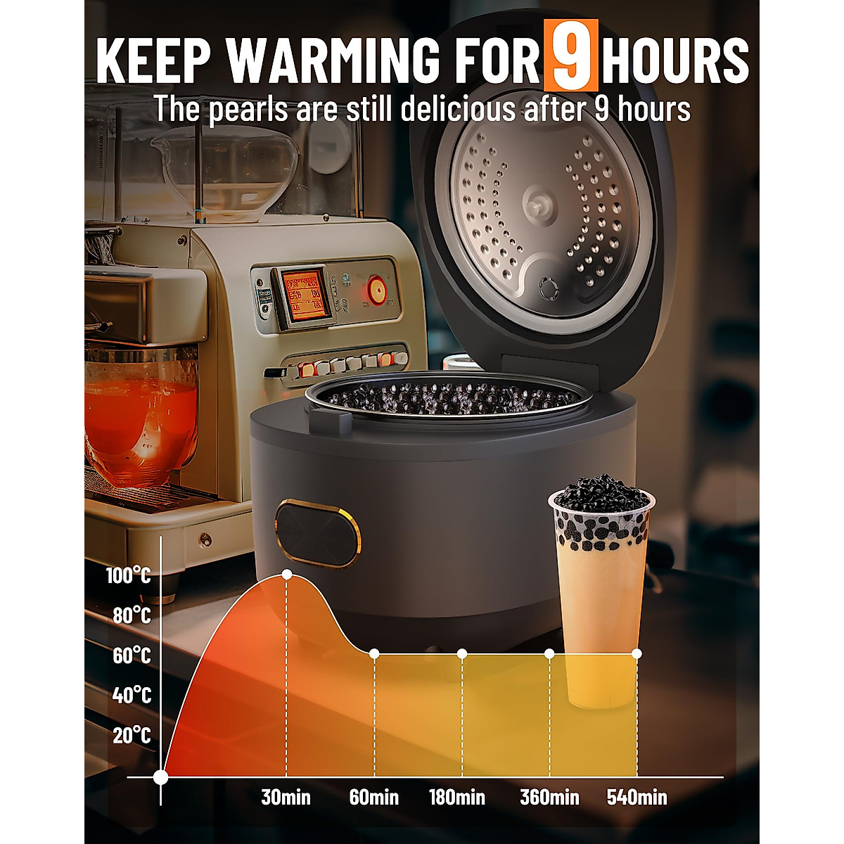 WantJoin Commercial Boba Maker for Perfect Bubble Tea
