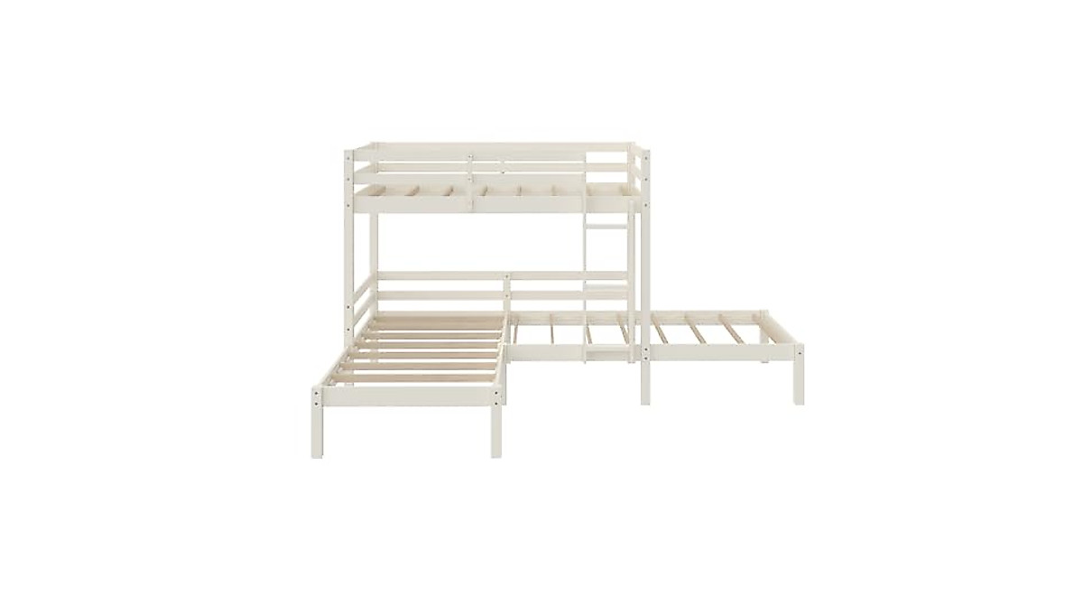 DHP Casey Kids' Triple Bunk Bed - Space-Saving Design