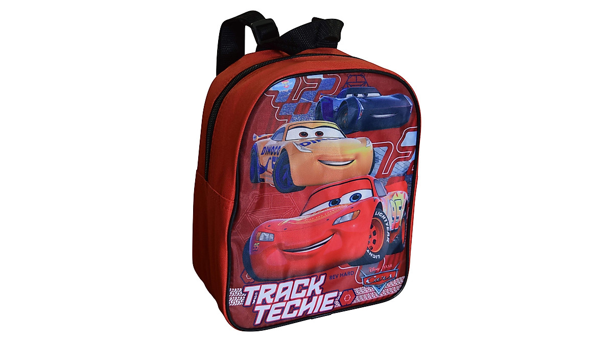 Pixar Cars McQueen 10-Inch Mini Backpack for Kids - Durable & Vibrant