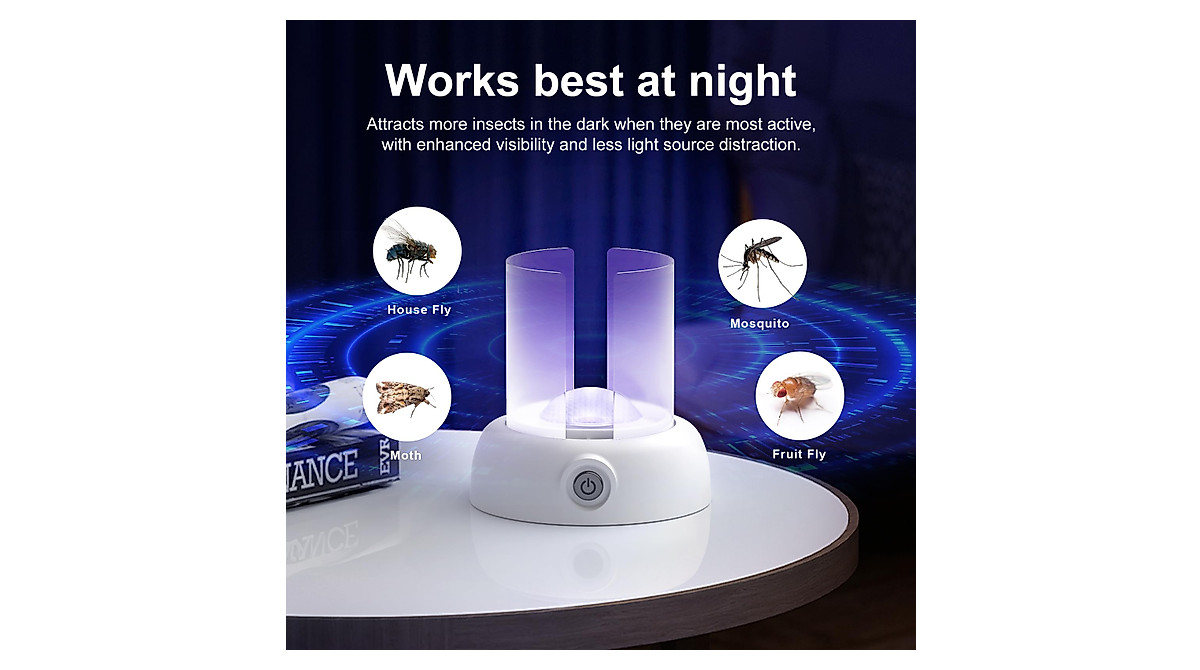 Rechargeable USB Fruit Fly Trap - Catch Flies Fast
