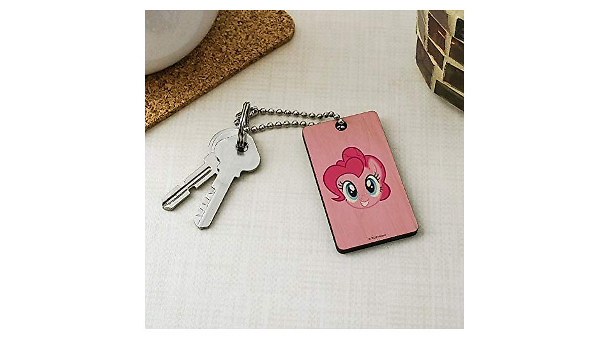 My Little Pony Pinkie Pie Wood Keychain - Officially Licensed Gift