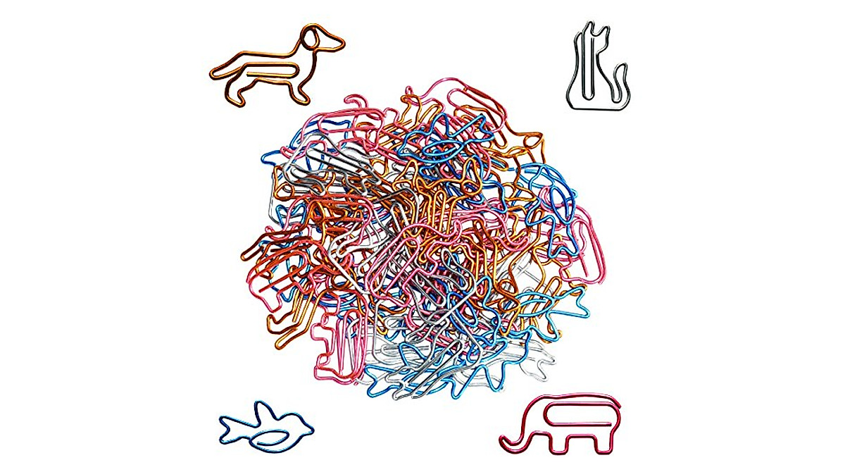 Cute Animal Shape Paper Clips - Fun Office Supplies Gift Set