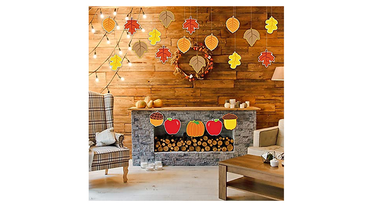 50 Colorful Happy Fall Cutouts for Classroom Decor