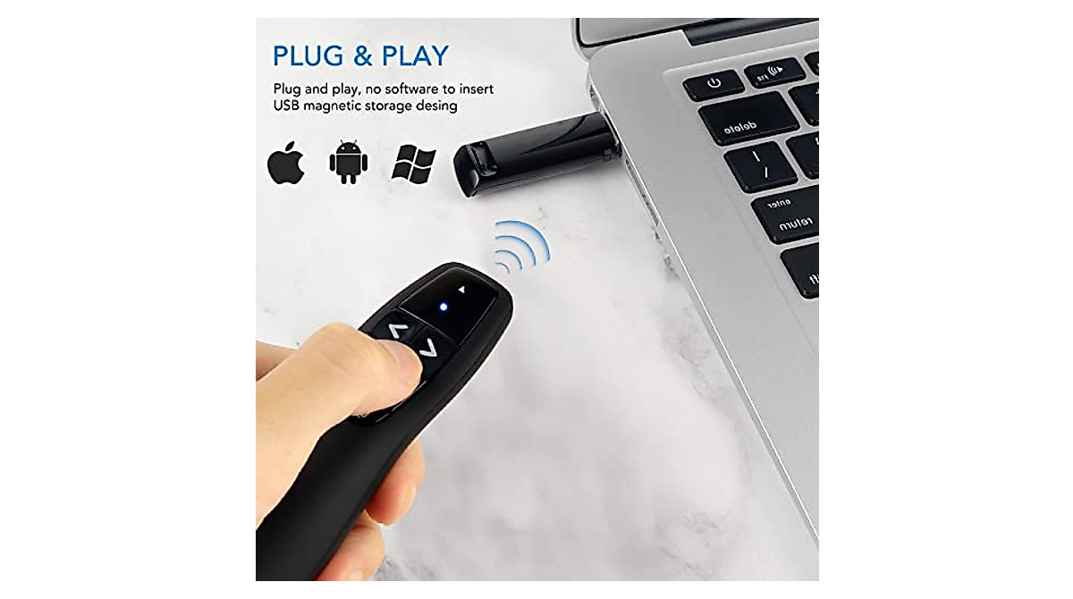 Wireless Presentation Clicker for PowerPoint & More | Yatytepo