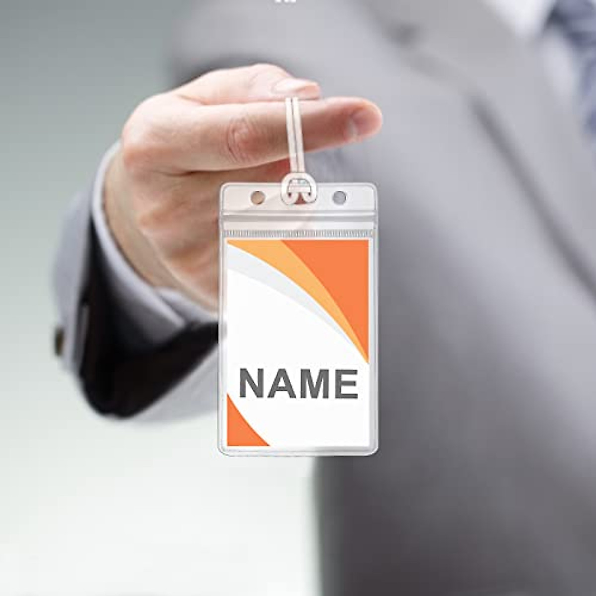 IRA POLLITT 80 Clear Luggage Tags for Travel