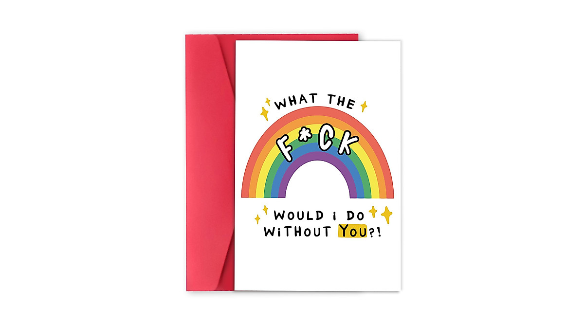 LiuuLi Funny Thank You Card for Best Friends & Bosses