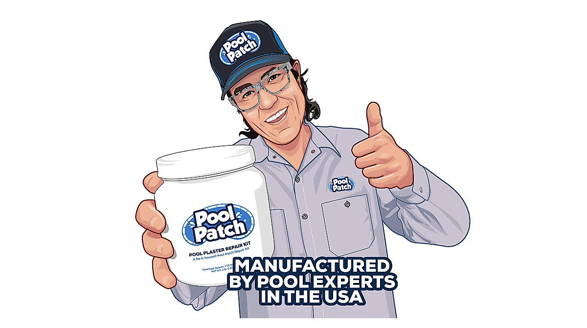 Pool Patch White Pool Plaster Repair Kit - Fast & Reliable Fix